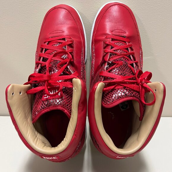 Nike Air Python Lux University Red Men's Size 14 - 632631-601 - Picture 4 of 9
